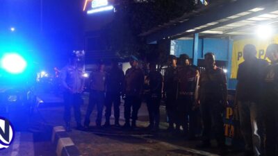 Personel Polsek Tangerang apel di Pos Pantau Buaran Indah patroli Cipkon