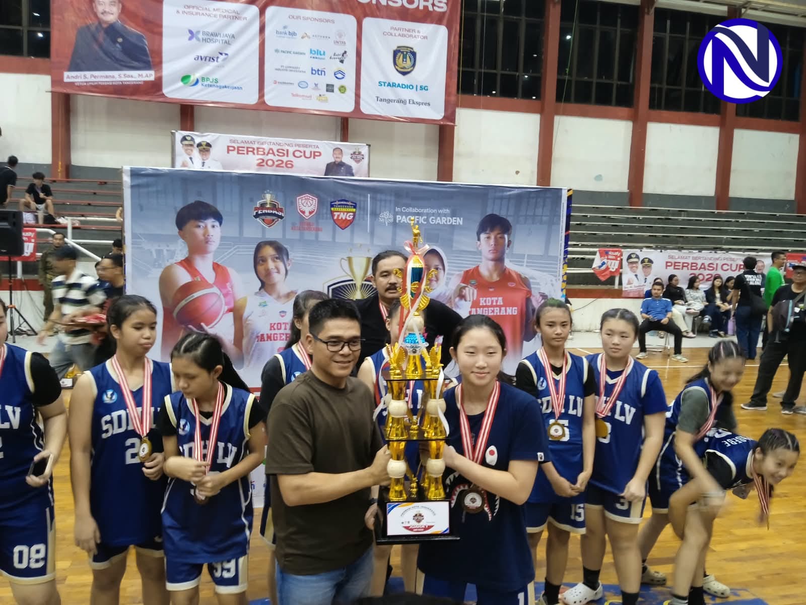 Tim basket putri Ravens SMP raih juara Perbasi Cup 2026 Kota Tangerang