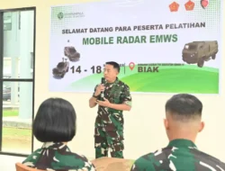 Kodau III TNI AU Gelar Pelatihan Rantis Jammer, Mobile Radar EMWS dan Kodal di Biak