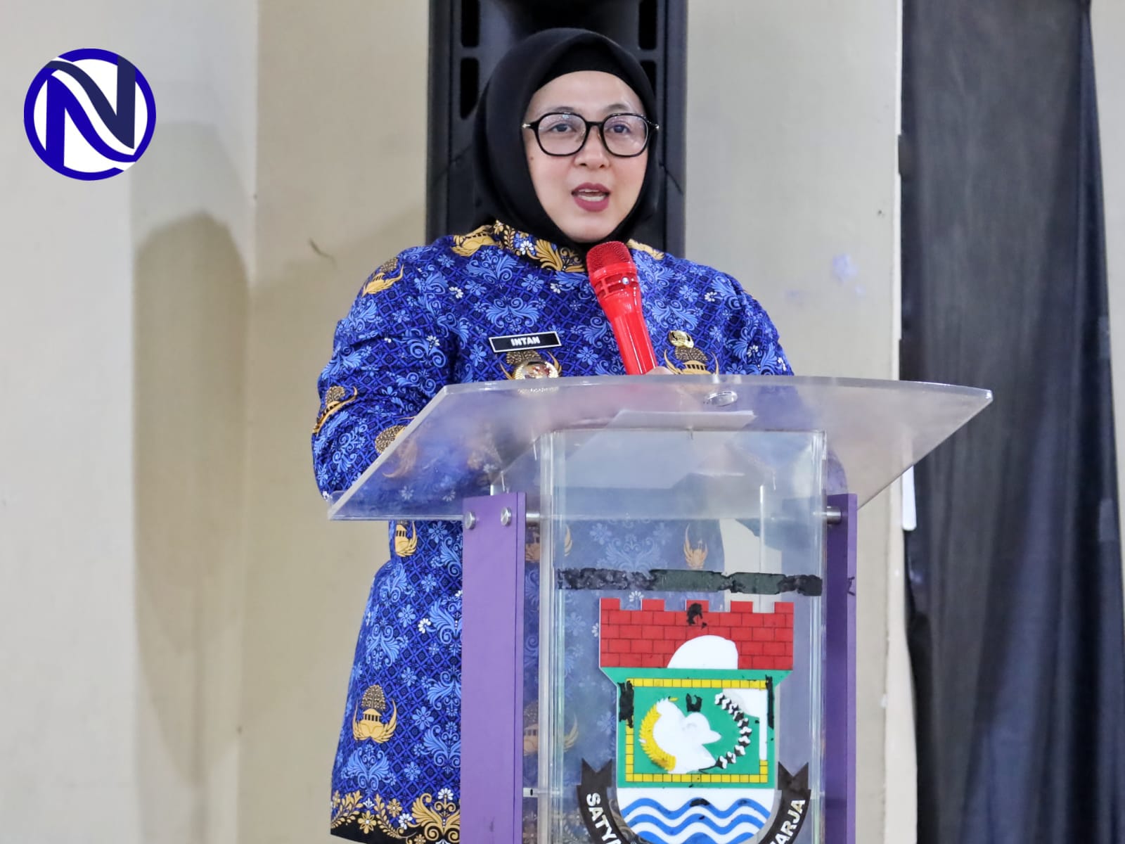 Wabup Intan pidato HUT Ke-1 DKKT Graha Pemuda