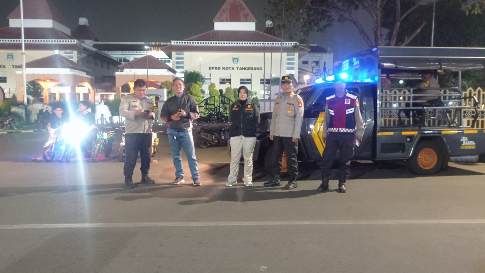 Polsek Tangerang apel gabungan 3 pilar DPRD Kota Tangerang patroli Cipkon