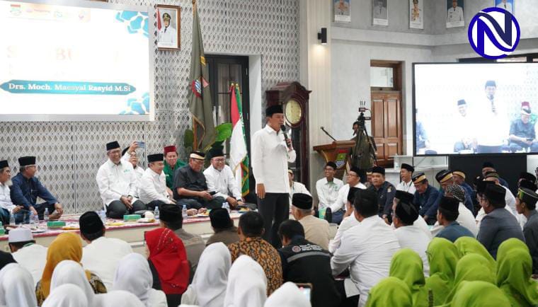 Bupati Maesyal sambutan kick-off Hari Jadi 394 HSN 2026 Aula Pendopo Tangerang
