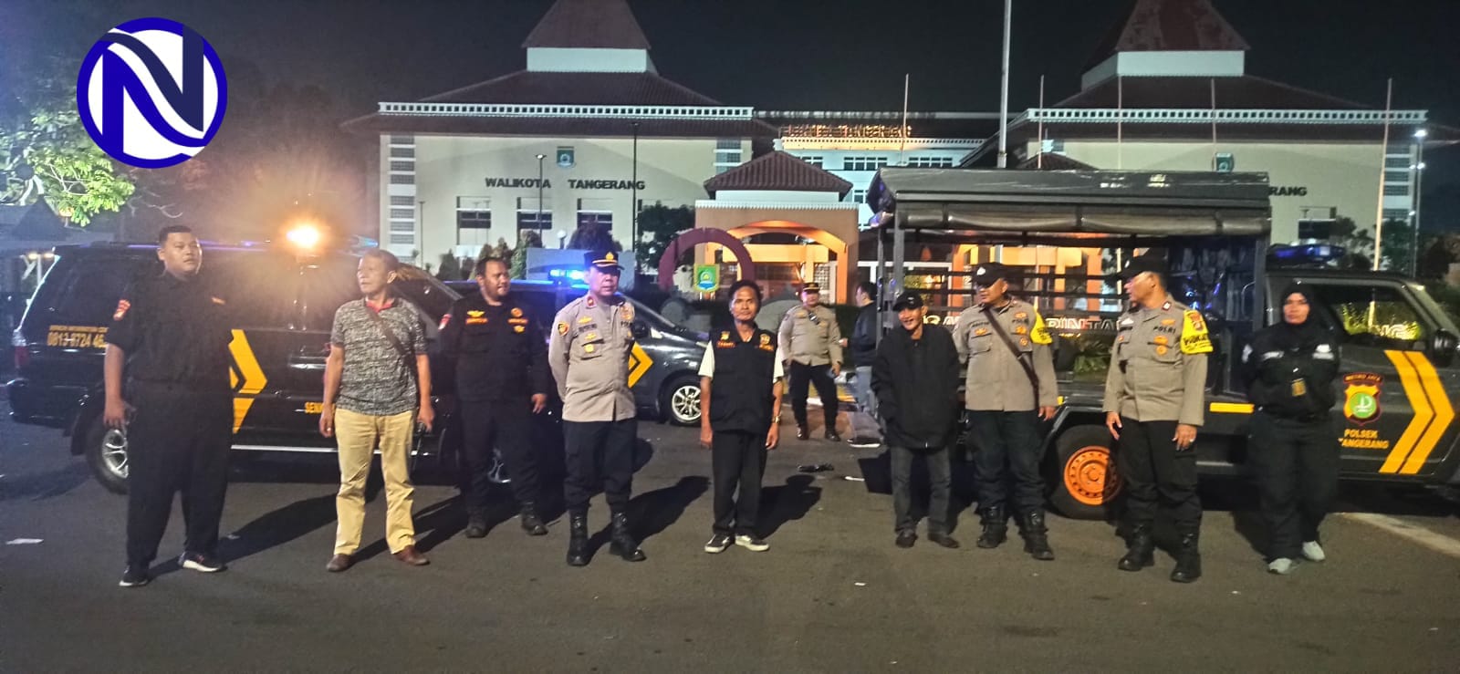 Polsek Tangerang patroli Cipkon 3 Pilar Jaga Jakarta