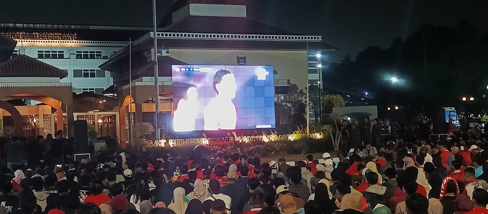 Nobar Final FIFA ASEAN Cup 2026 Indonesia vs Thailand di Taman Elektrik Kota Tangerang Juara 4-2 Penalti