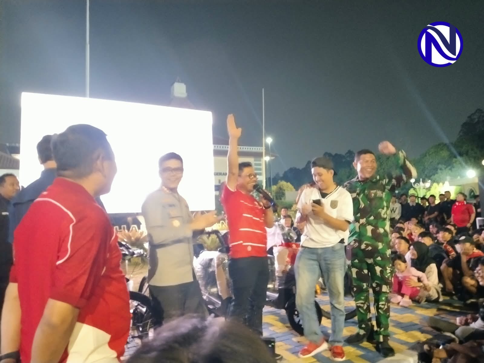 Forkopimda Kota Tangerang Walikota Sachrudin Kapolres Herbin Dandim Alharidz Nobar Taman Elektrik