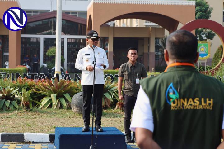 Wali Kota Sachrudin pimpin apel siaga Indonesia Asri Kota Tangerang 7 Okt 2026