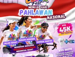 Gesang Production Gelar Move Color Fest 8 November : Ada Jalan Sehat, Sepeda Santai dan Doorprize Motor Listrik !