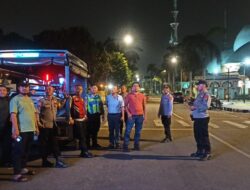 Jaga Kondusifitas Malam Sabtu, Polsek Tangerang Gelar Patroli Blue Light Sisir 5 Titik Rawan
