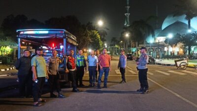 Jaga Kondusifitas Malam Sabtu, Polsek Tangerang Gelar Patroli Blue Light Sisir 5 Titik Rawan