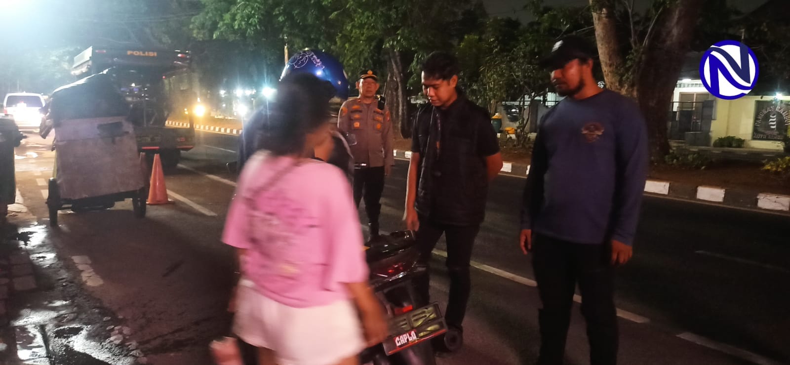 Patroli Cipta Kondisi Polsek Tangerang di Pasar Lama 11 Oktober 2026