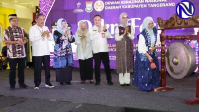 Sekda Soma Atmaja dan Ketua Dekranasda Rismawati Maesyal Rasyid buka Dekra Fest 2026 di Mall Ciputra`
